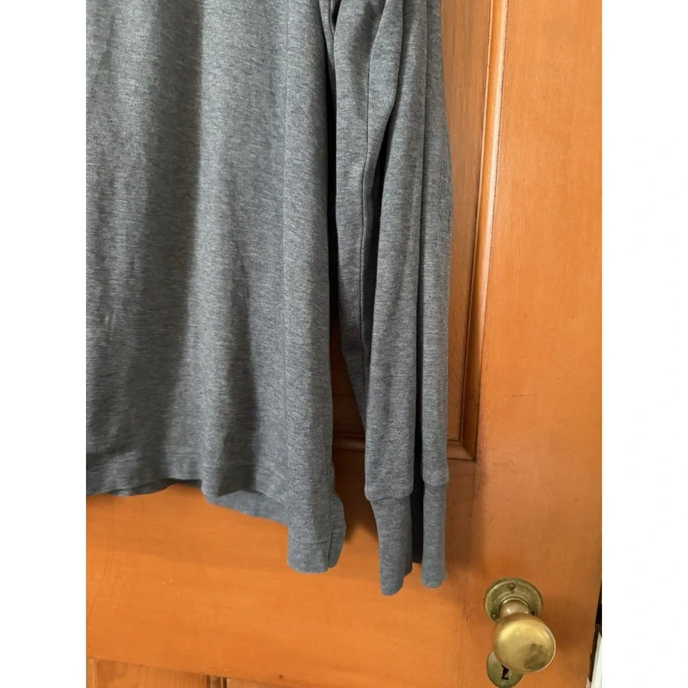 Men's Polo Ralph Lauren Gray Long Sleeve Classic Fit Polo Short Large Cotton